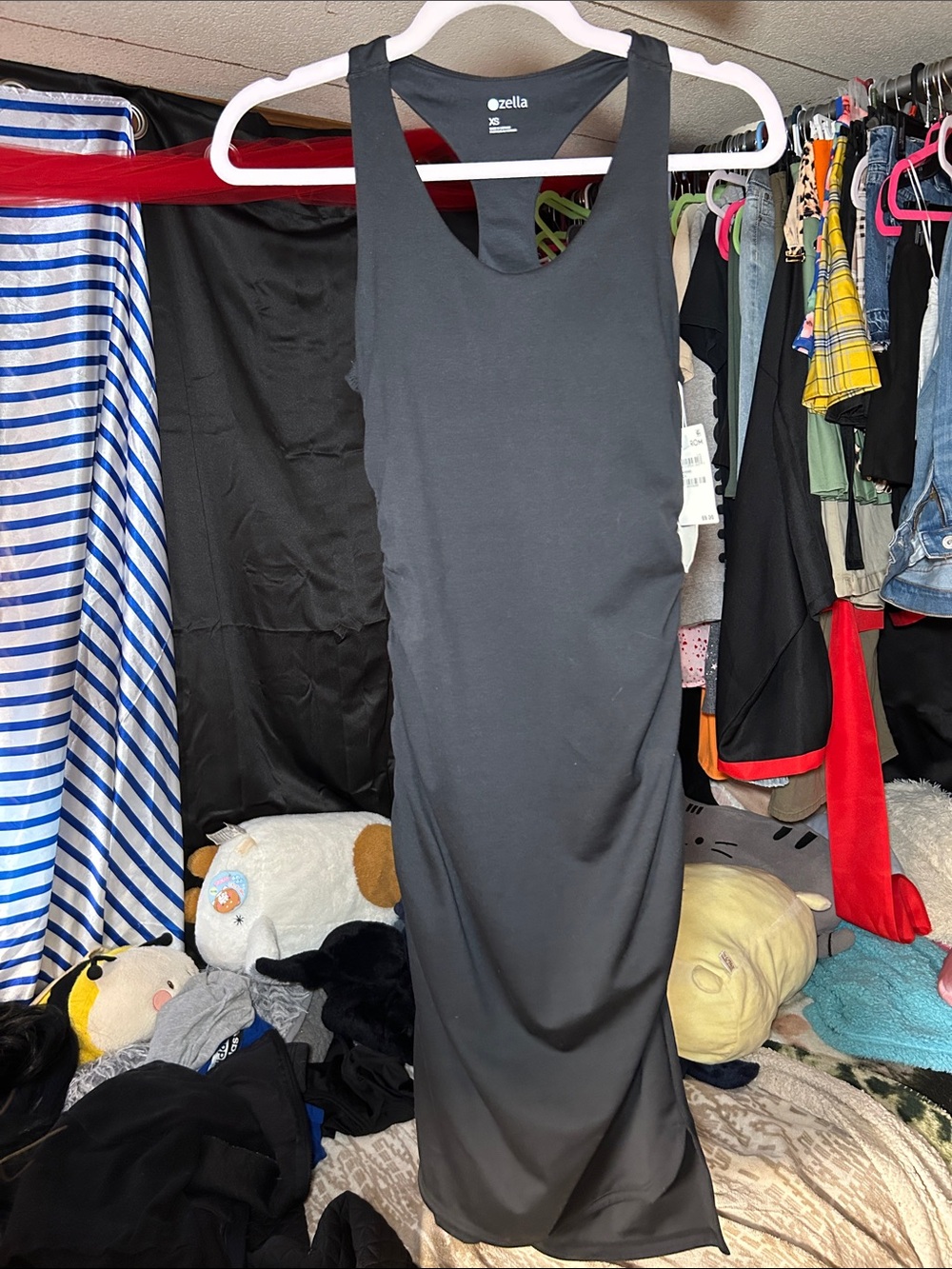 Zella Black Racerback Maxi Dress